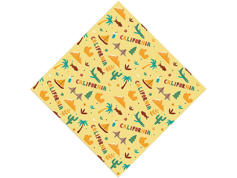 Golden State Americana Vinyl Wrap Pattern