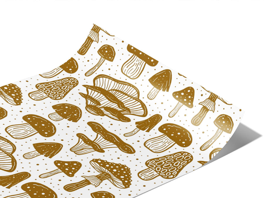 Golden Stems Mushroom Vinyl Wraps~Rwraps Series 914 Digitally Printed Vinyl Wrap~0