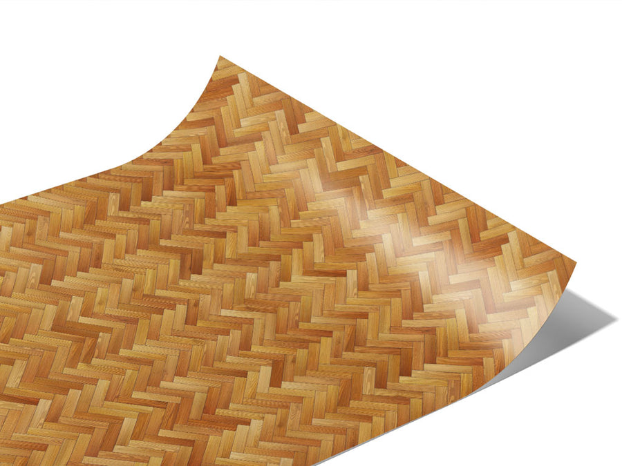 Golden Wheat Wooden Parquet Vinyl Wraps~Rwraps Series 914 Digitally Printed Vinyl Wrap~1
