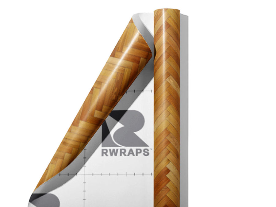 Golden Wheat Wooden Parquet Wrap Film Sheets~Rwraps Series 914 Golden Wheat Wooden Parquet Scrolled Sheet~4