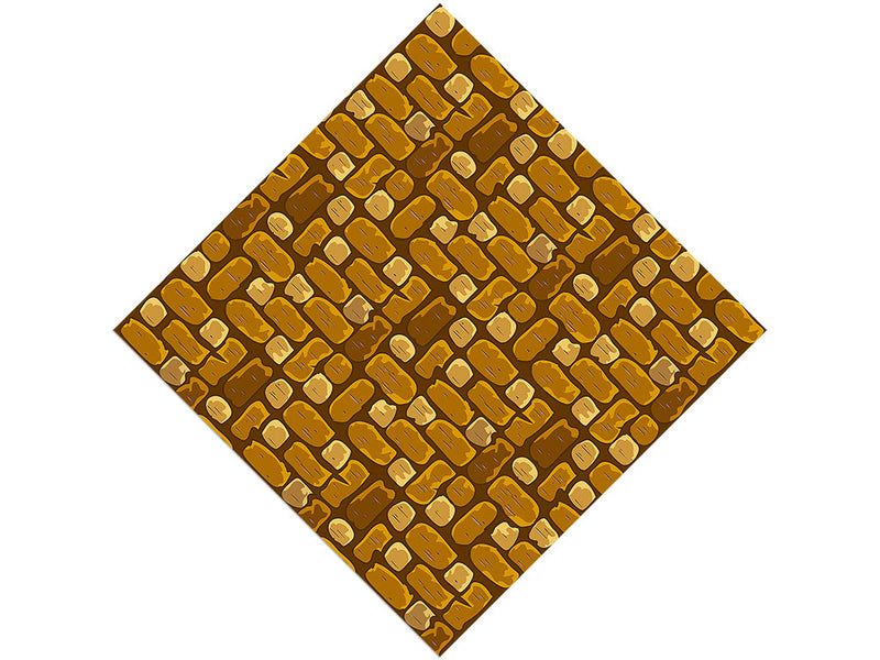 Goldenrod Brick Vinyl Wrap Pattern