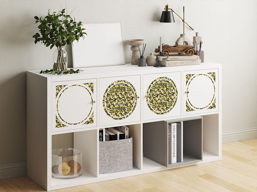 goldenrod flecktarn camouflage DIY Furniture Stickers