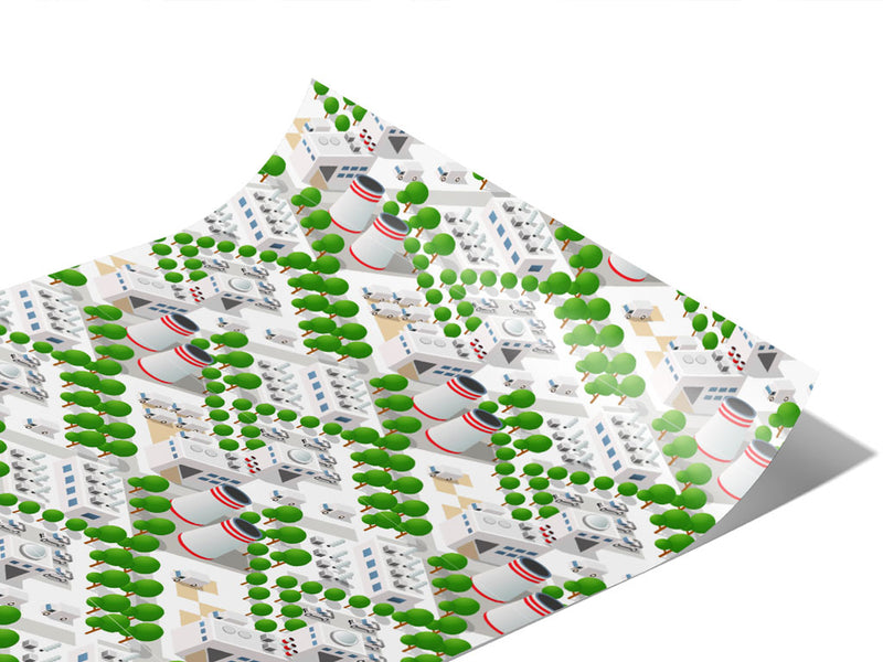 Gone Nuclear Cityscape Vinyl Wraps~Rwraps Series 914 Digitally Printed Vinyl Wrap~1