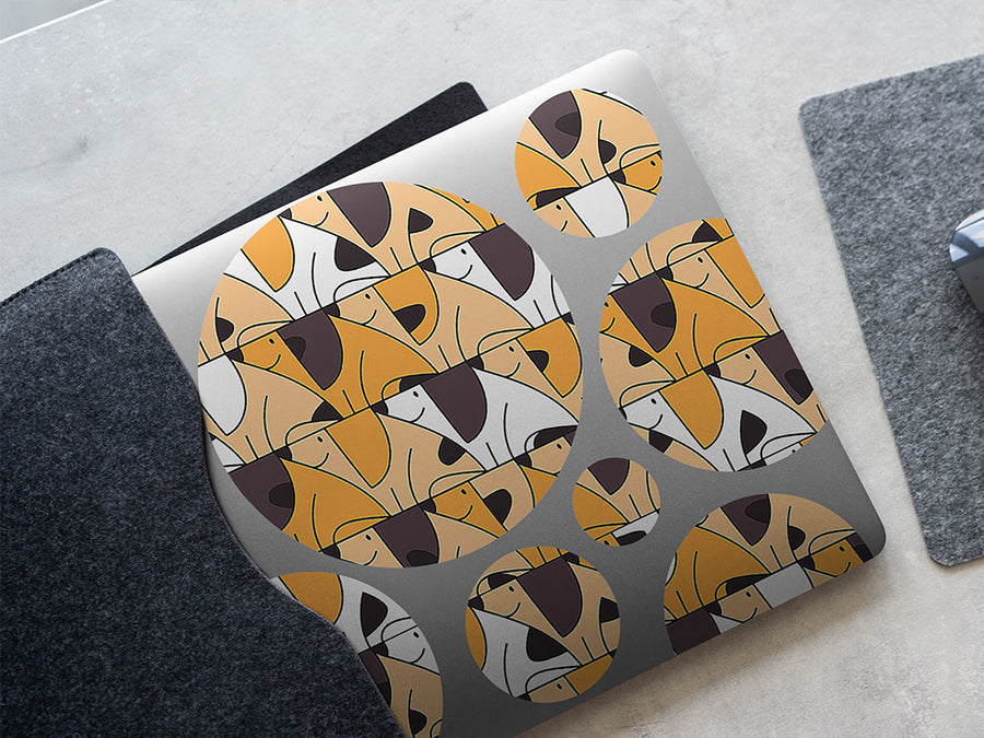 good dog mosaic DIY Laptop Stickers