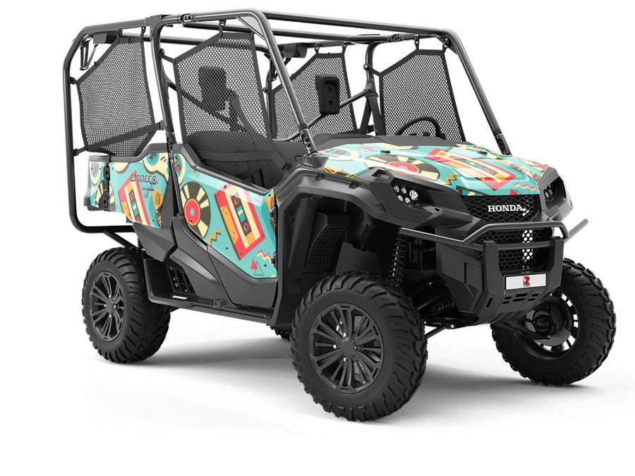 Goodbye 80s Retro Utility Vehicle Vinyl Wrap