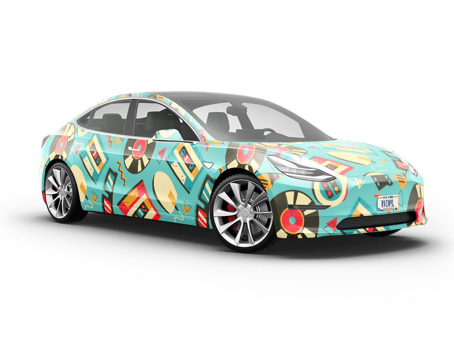Goodbye 80s Retro Vehicle Vinyl Wrap