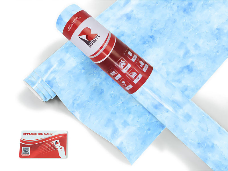goodbye blue watercolor Craft Vinyl Roll