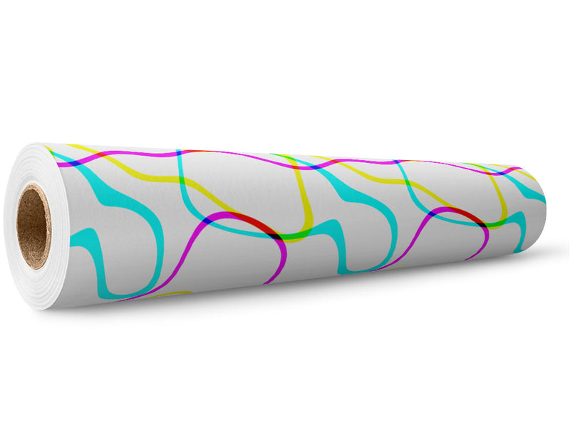 Goodbye Seventies Retro Wrap Film Wholesale Roll~Rwraps Series 914 Digitally Printed Vinyl Roll~5