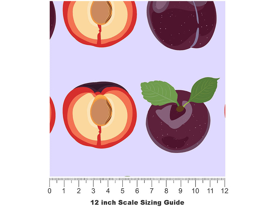 Gordons Castle Fruit Vinyl Film Pattern Size 12 inch Scale~Rwraps Gordons Castle Fruit Sizing Chart~2