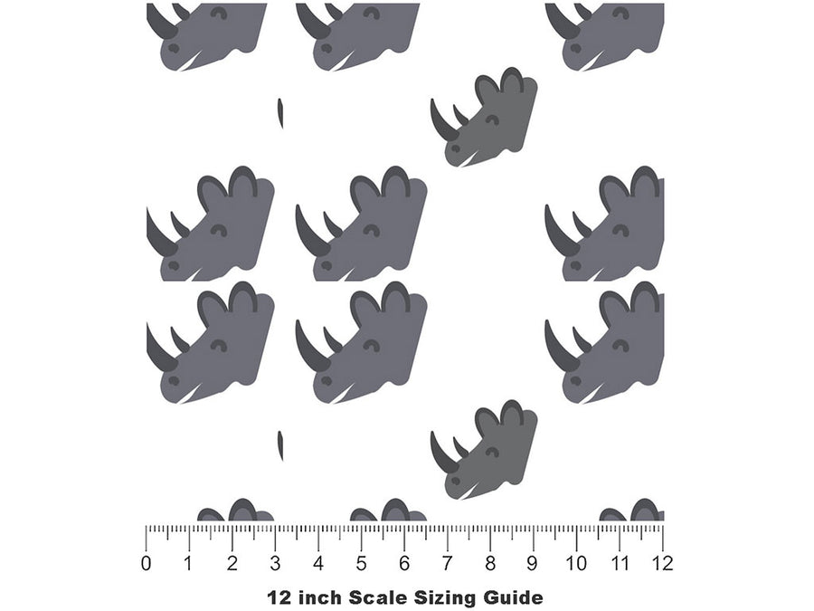 Gore Fest Animal Vinyl Film Pattern Size 12 inch Scale~Rwraps Gore Fest Animal Sizing Chart~2