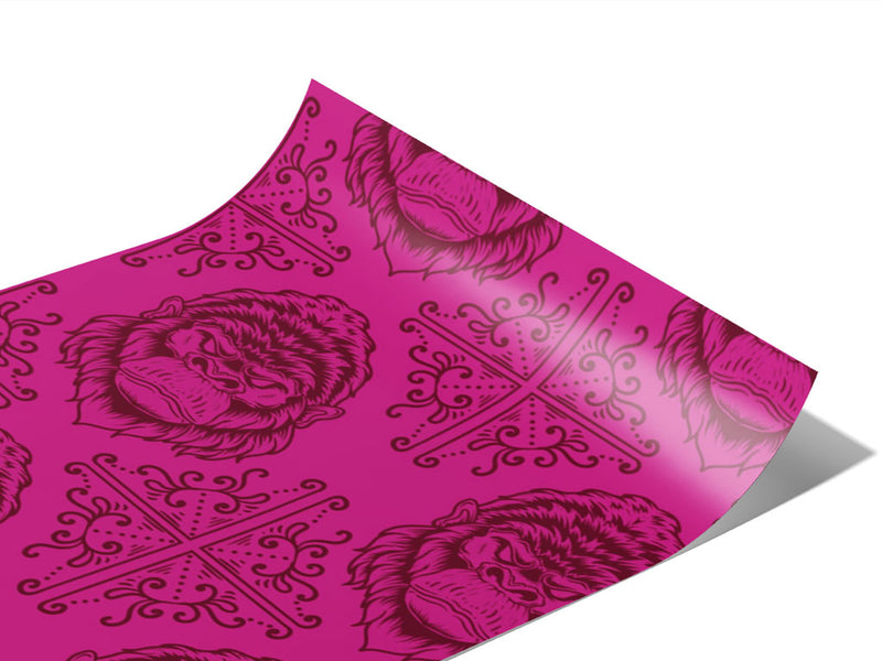 Gorilla Head Pink Primate Vinyl Wraps~Rwraps Series 914 Digitally Printed Vinyl Wrap~0