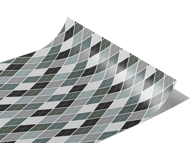 Gothic Charm Argyle Vinyl Wraps~Rwraps Series 914 Digitally Printed Vinyl Wrap~0