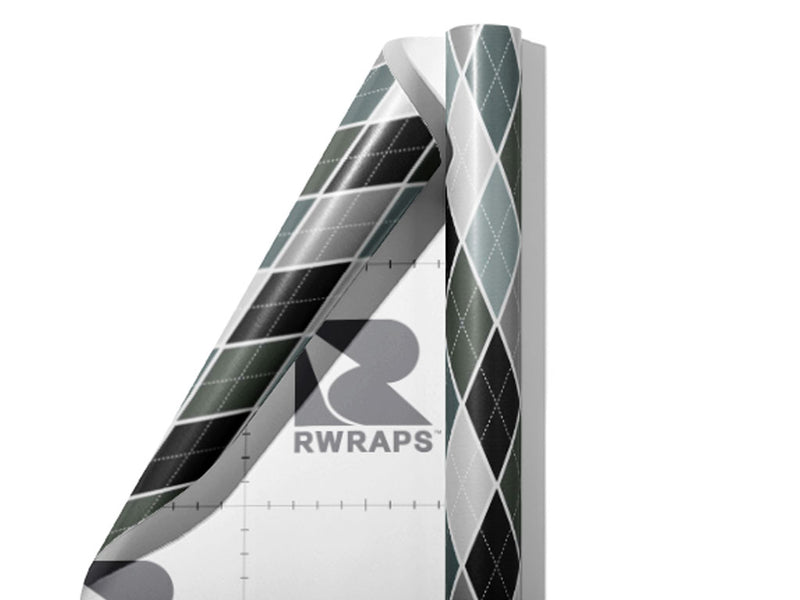 Gothic Charm Argyle Wrap Film Sheets~Rwraps Series 914 Gothic Charm Argyle Scrolled Sheet~3