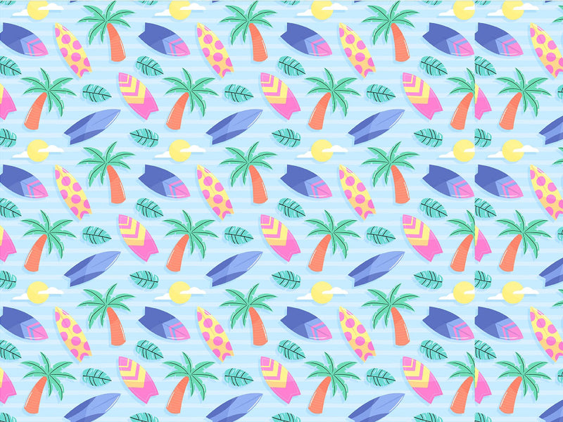 Grab Your Board Summertime Vinyl Wrap Pattern~Rwraps Series 914 Digitally Printed Vinyl Wrap~0