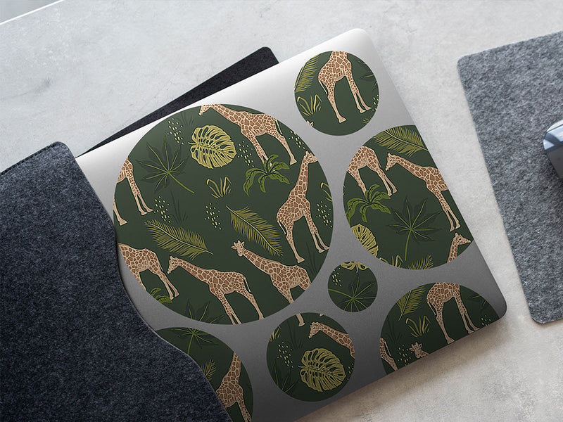 graceful grazers animal DIY Laptop Stickers