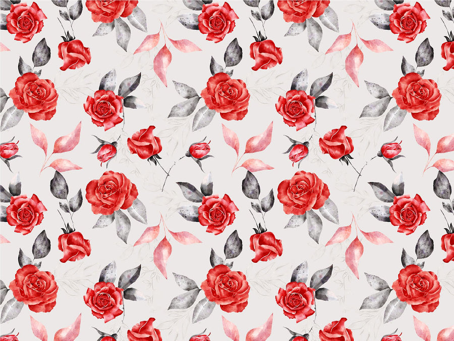 Graceful Rose Floral Vinyl Wrap Pattern~Rwraps Series 914 Digitally Printed Vinyl Wrap~0