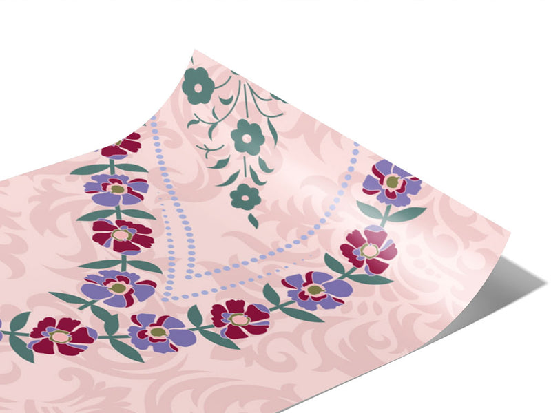 Gracious Flowers Paisley Vinyl Wraps~Rwraps Series 914 Digitally Printed Vinyl Wrap~0