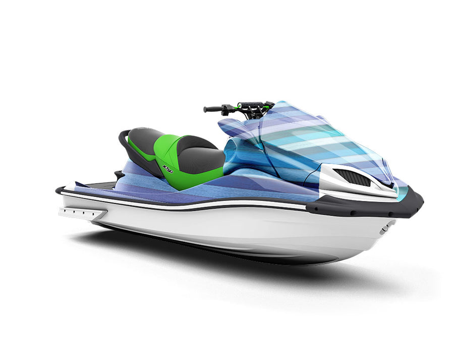 Gradient Wood Plank Jet Ski Vinyl Customized Wrap