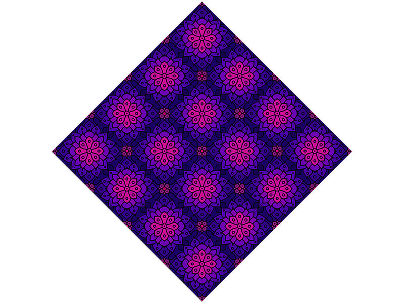 Gradient Lotus Art Deco Vinyl Wrap Pattern