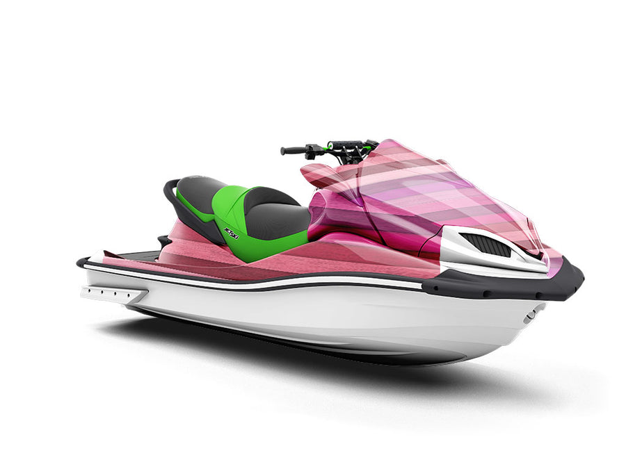 Gradient Wood Plank Jet Ski Vinyl Customized Wrap