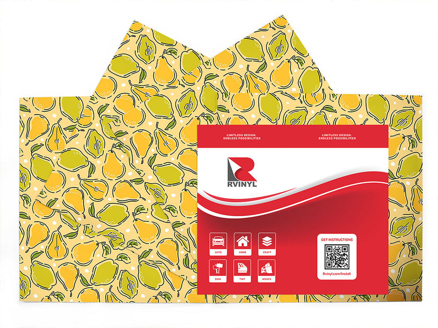 grant saint yellow fruit Craft Vinyl Sheet Pack