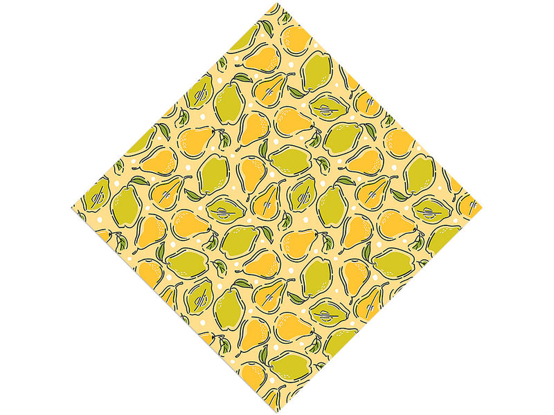Grant Saint Yellow Fruit Vinyl Wrap Pattern