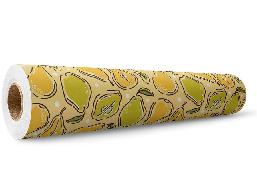 Grant Saint Yellow Fruit Wrap Film Wholesale Roll~Rwraps Series 914 Digitally Printed Vinyl Roll~5