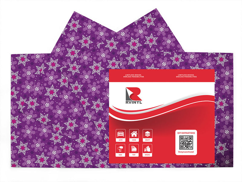 grape cone snowflake Craft Vinyl Sheet Pack