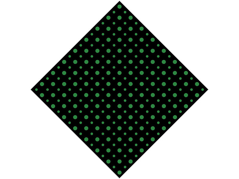 Grass Green Polka Dot Vinyl Wrap Pattern