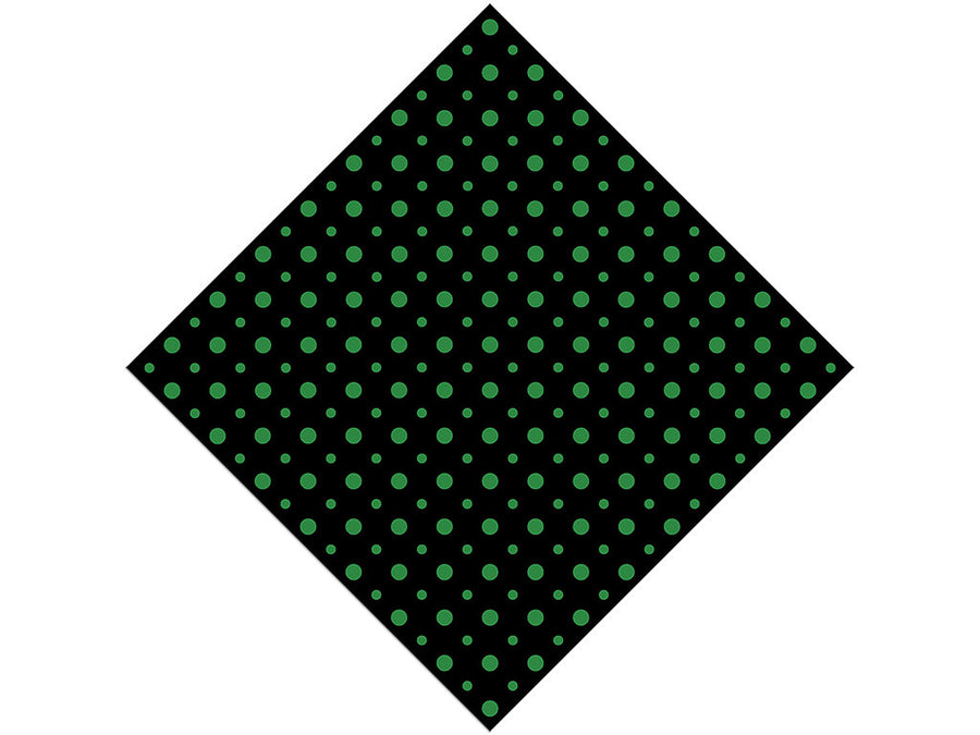 Grass Green Polka Dot Vinyl Wrap Pattern