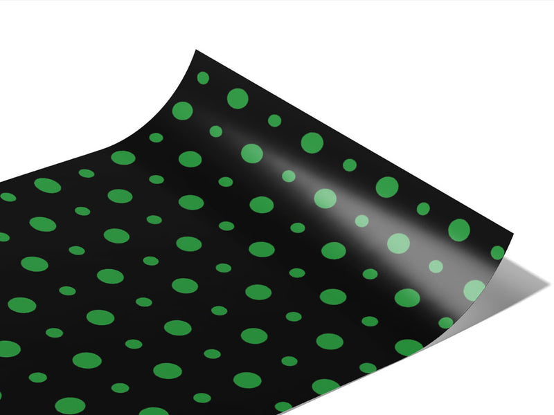 Grass Green Polka Dot Vinyl Wraps~Rwraps Series 914 Digitally Printed Vinyl Wrap~0