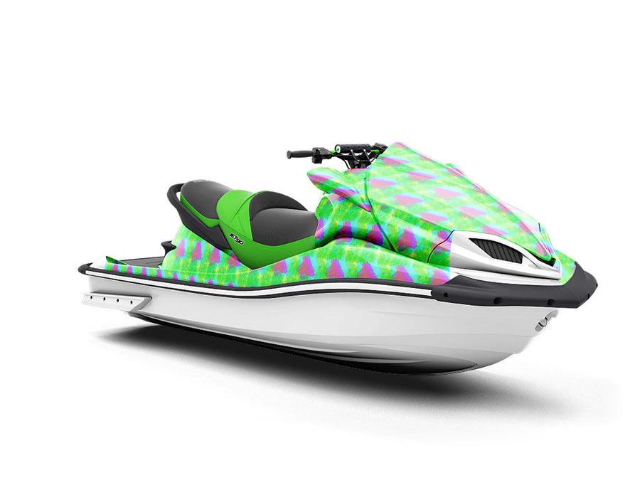 Grassland Journey Tie Dye Jet Ski Vinyl Customized Wrap