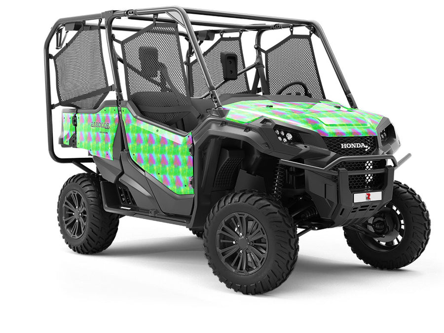 Grassland Journey Tie Dye Utility Vehicle Vinyl Wrap