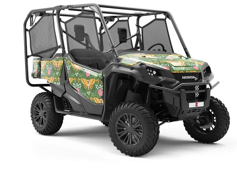 Grassy Death Head Bug Utility Vehicle Vinyl Wrap