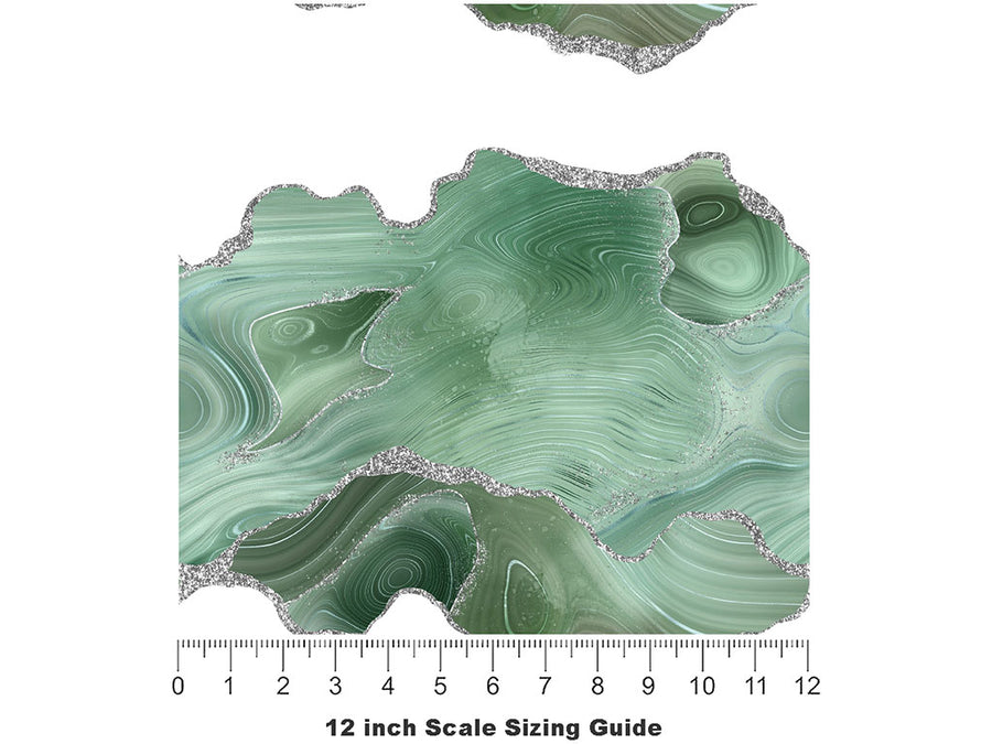 Grassy Knoll Gemstone Vinyl Wrap Pattern~Rwraps Grassy Knoll Gemstone Sizing Chart~2