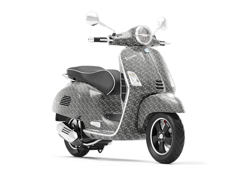 Graveyard Shift Spooky Fun Vespa Scooter Wrap Film