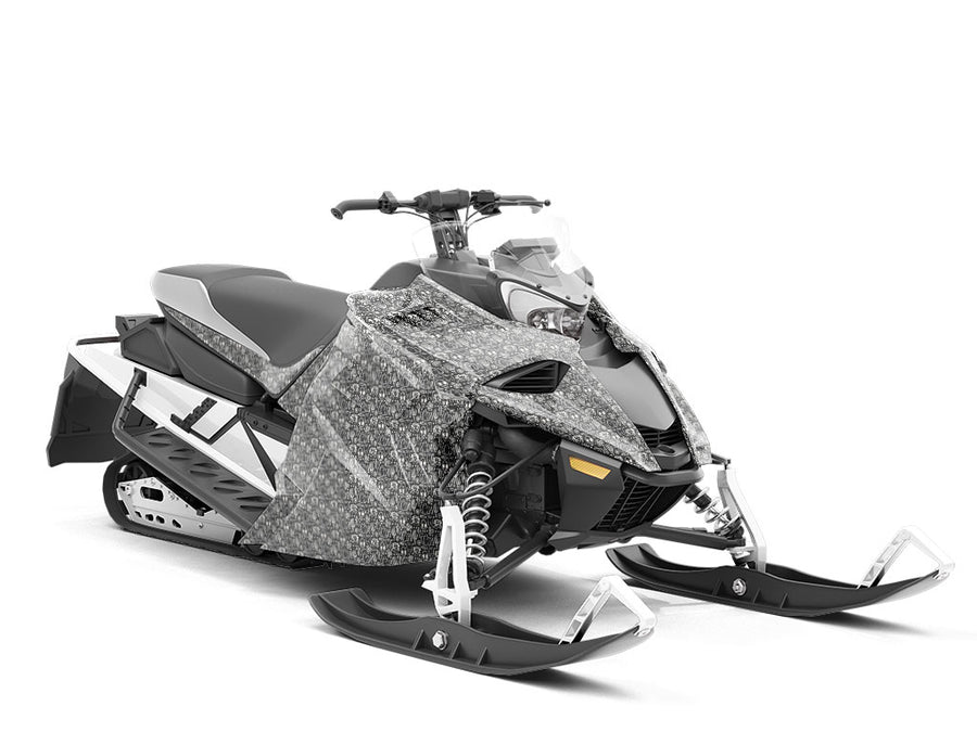 Graveyard Shift Spooky Fun Custom Wrapped Snowmobile