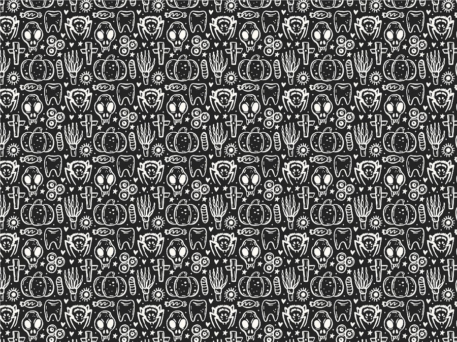 Graveyard Shift Spooky Fun Vinyl Wrap Pattern~Rwraps Series 914 Digitally Printed Vinyl Wrap~0