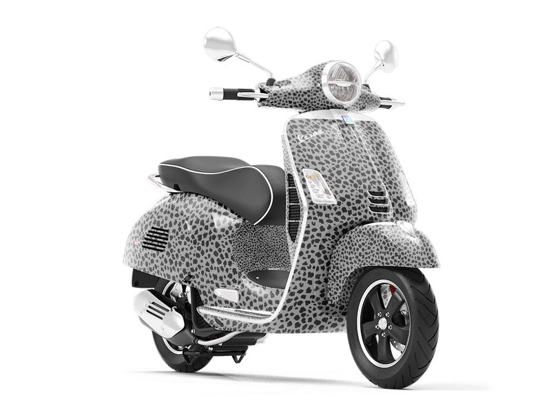Gray Cheetah Vespa Scooter Wrap Film