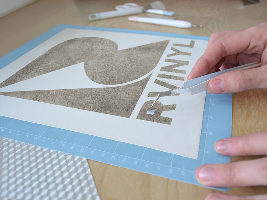 gray concrete stone Easy Weed Craft Vinyl