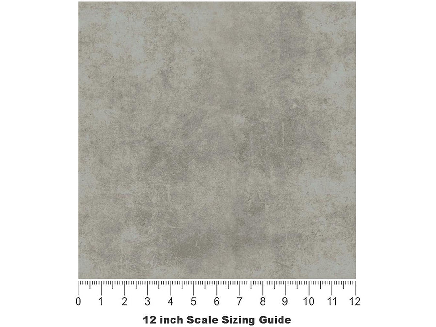 Gray Concrete Vinyl Film Pattern Size 12 inch Scale~Rwraps Gray Concrete Sizing Chart~2