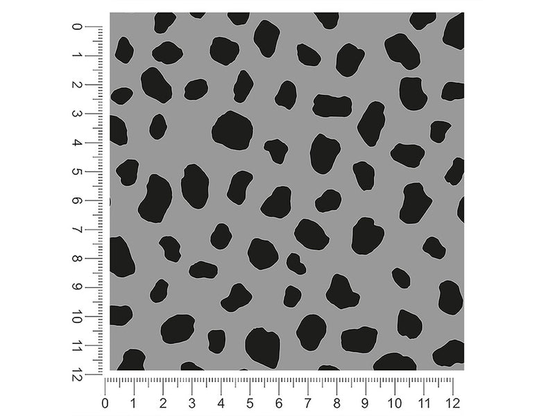gray dalmation animal print 1ft x 1ft Craft Sheets