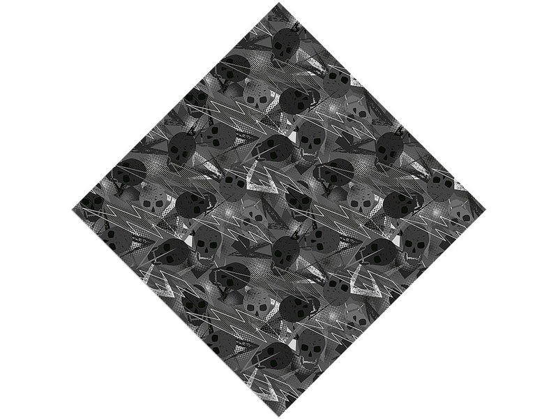 Gray Decomposition Halloween Vinyl Wrap Pattern