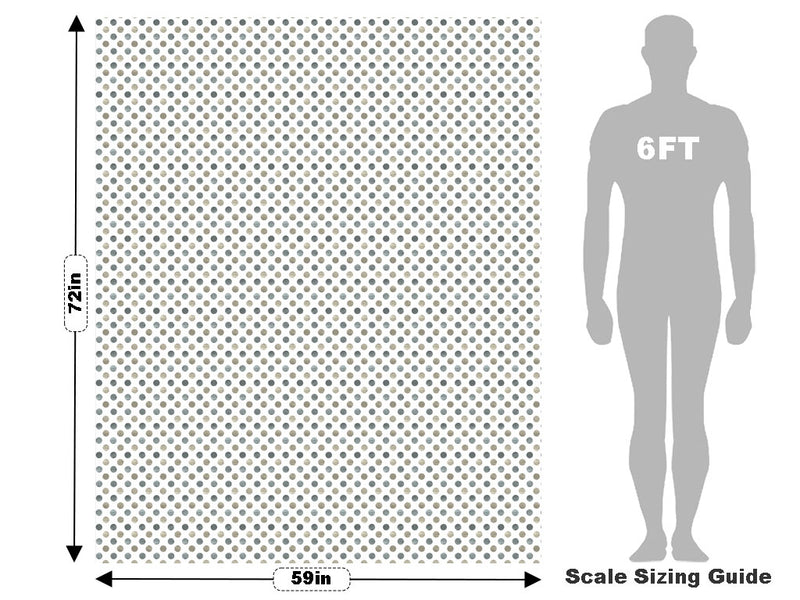Gray Dust Polka Dot Vehicle Wrap Scale~Rwraps Series 914 Gray Dust Polka Dot Measurements~1