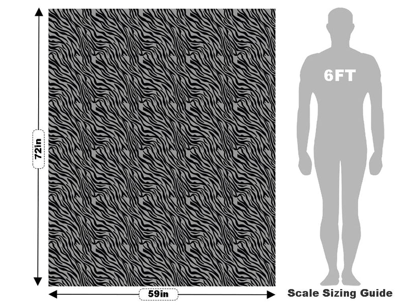 Gray Tiger Vehicle Wrap Scale~Rwraps Series 914 Gray Tiger Measurements~2
