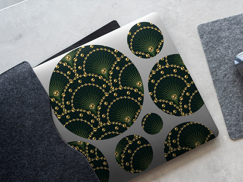 great oz art deco DIY Laptop Stickers