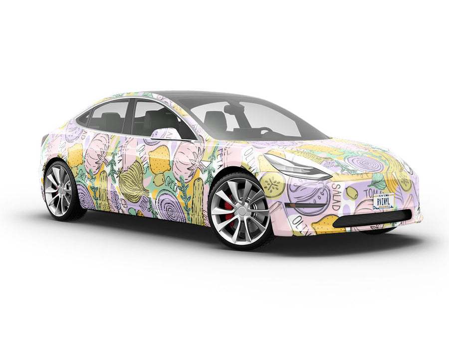 Grecian Supper Greco Roman Vehicle Vinyl Wrap