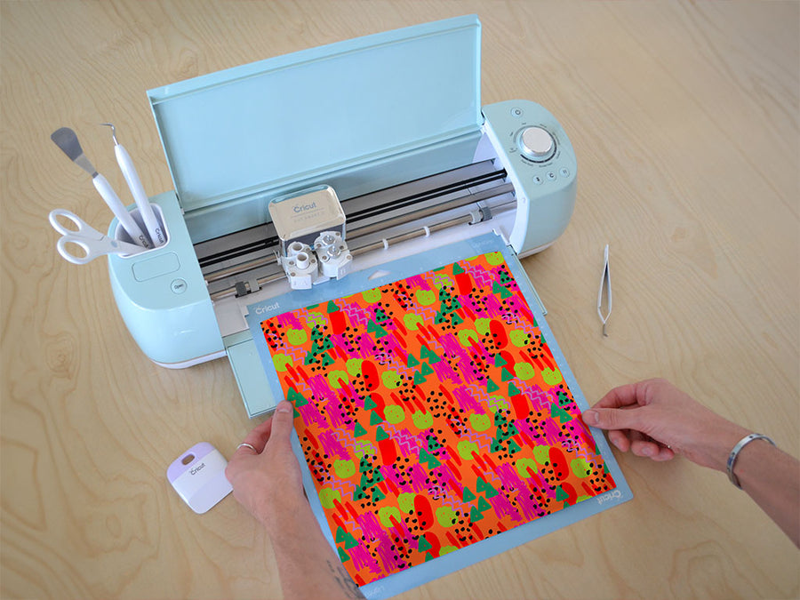 greek portokalos abstract geometric Cricut Compatible Vinyl