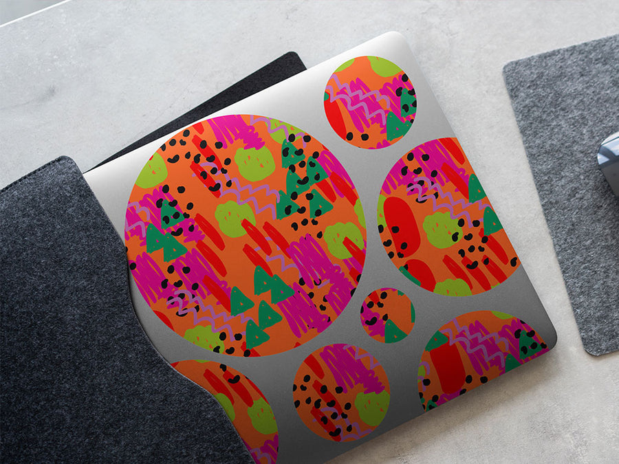 greek portokalos abstract geometric DIY Laptop Stickers