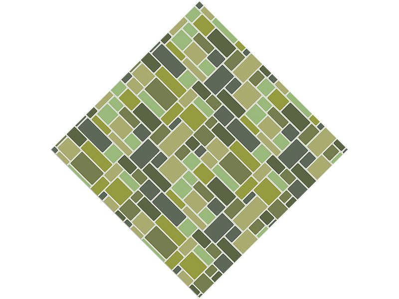 Green Brick Vinyl Wrap Pattern
